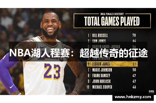 NBA湖人程赛：超越传奇的征途